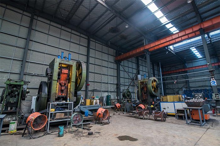 益阳网架配件-锥头加工车间